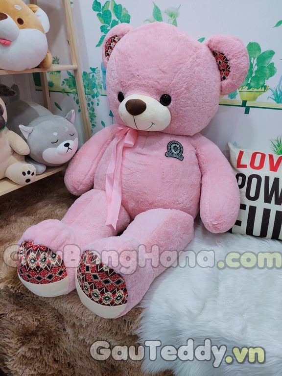 Gấu Bông Pink Pattern
