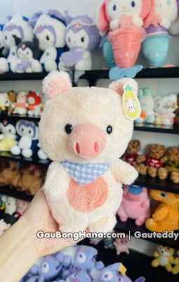 Heo Bông Đeo Yếm Caro Mini