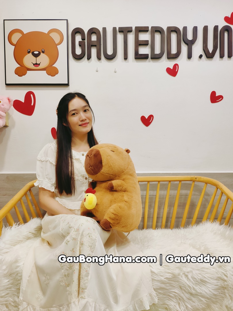Chuột Bông Capybara Rút Gà